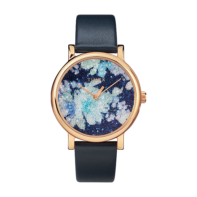 Crystal Bloom With Swarovski® Crystals 38mm Leather ...